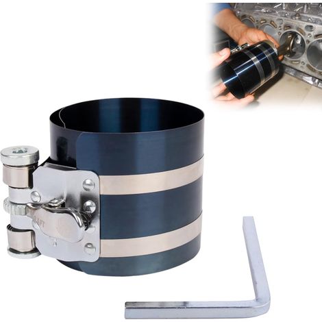 Outil D'Installation De Segment De Piston De Voiture, Installateur D'outil de Compresseur de Segment de Piston de Moteur 50-/125mm 3 Pouces à cliquet (1/5)