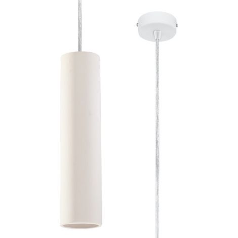 Lampada a sospensione Nancy bianco 8x132x8cm Sollux (1/3)