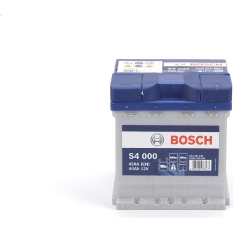 Bosch – Batterie de démarrage auto 12V 44Ah 420A – Technologie classique CA/CA – Polarité + à droite – Dimensions 175x175x190mm (1/7)