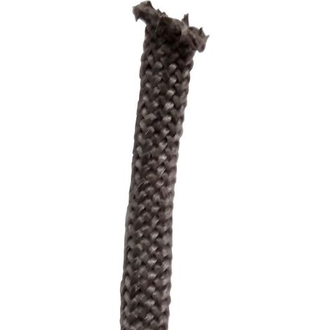GUARNIZIONE TRICOTEX NERA DIAMETRO 10mm SPORTELLO STUFA A PELLET