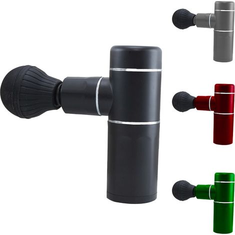 Pistola de masaje de percusión recargable portátil 63009 con 4 velocidades (1/5)