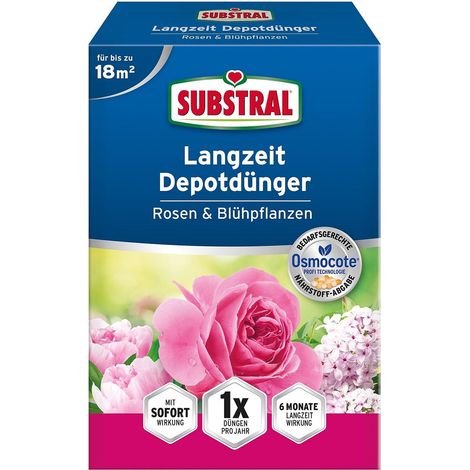 Substral Langzeit Depotdünger Rosen & Blühpflanzen 750g (1/4)