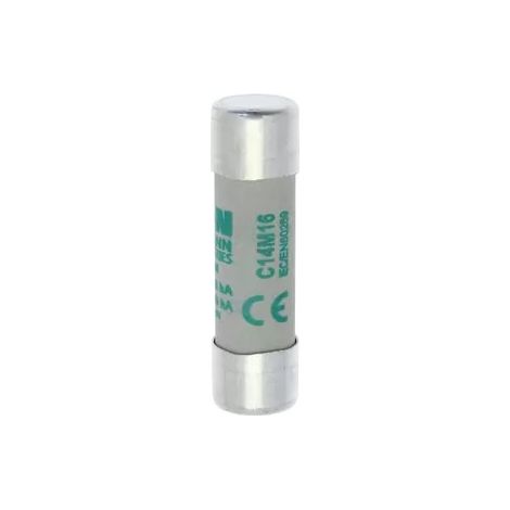 Eaton Sicherungseinsatz, Niederspannung, 16 A, AC 500 V, 14 x 51 mm, aM, IEC, mit Schlagmelder, C14M16S