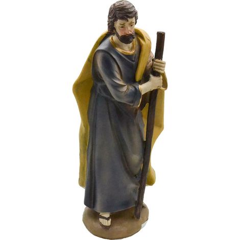Statuina "San Giuseppe" per presepe natività in poliresina decorata a mano -20 cm (1/5)