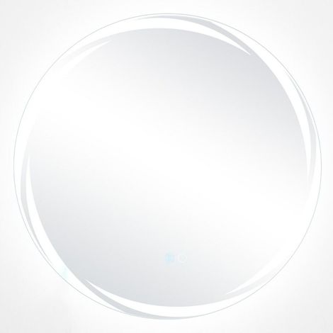Miroir de salle de bain LED 60x60 cm, anti-buée, 3 couleurs dimmables, éclairage avant et arrière (1/5)
