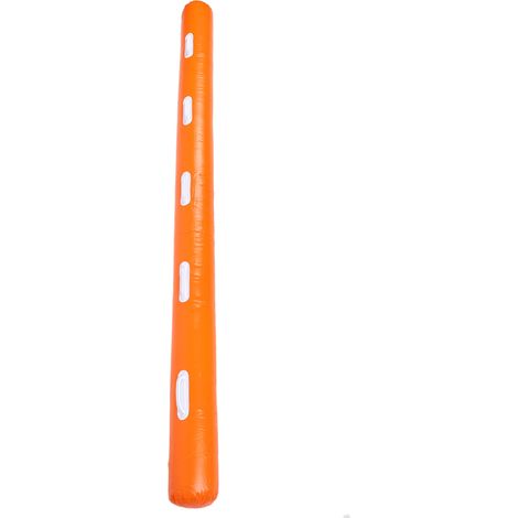Frite de Piscine PVC 230cm Orange Gonflable Flotteur Aide à la Natation Accessoire de Jeu Aquatique pour Adulte et Enfant (1/4)