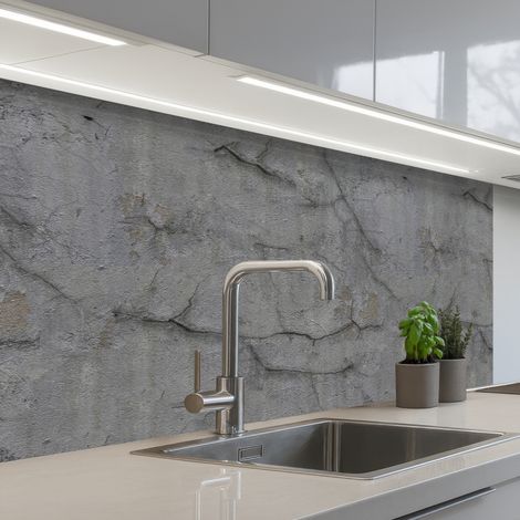 Kitchen Splashback Old - Concrete - Wall 100x60 cm