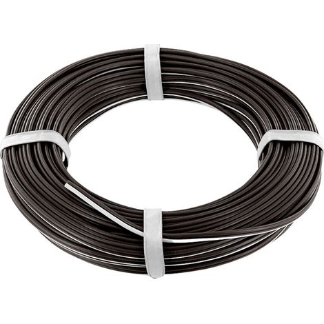 econ connect ZKL05WSSW20 Litze 2 x 0.5 mm² Weiß, Schwarz 20 m