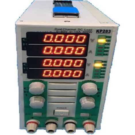 Testeur de charge électronique CC KP283/KP284 80V 30A/40A 300W/400W double canal DC testeur de charge électronique Test de capacité de batterie affichage LED compteur de charge pour le courant de tens (1/5)