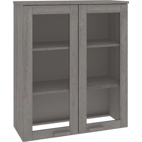 Maison Exclusive - Dessus de buffet HAMAR Gris clair 85x35x100 cm Bois de pin (1/5)