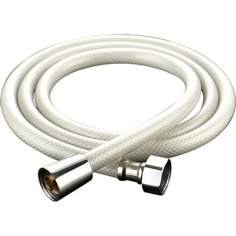 Tuyau de douche en PVC de 1,5 m, 2 m, 3 m, 4 m, 5 m, 6 m, 8 m, 10 m, flexible et anti-explosion - Tuyau d'extension de robinet de salle de bain (10 m) (1/3)