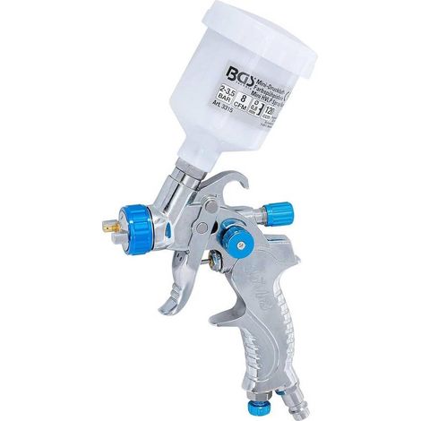 Mini-Pistolet à Peinture Air Comprimé 120 cm - Léger et Précis - , Zones Difficiles - D-Work (1/5)
