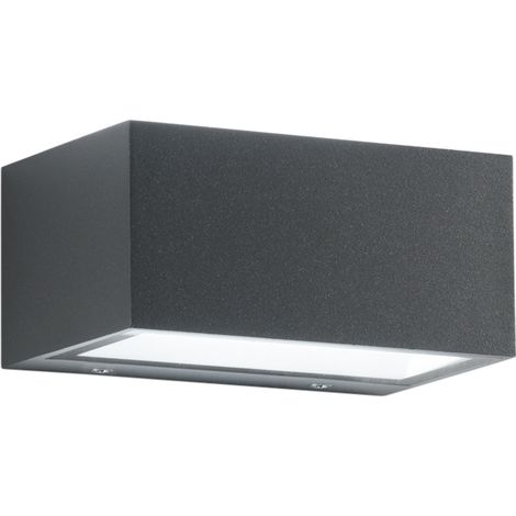 "Applique da esterno LED TWIN antracite con luce biemissione 12W 4000K 14 cm." (1/2)