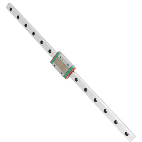 1 guide linéaire miniature MGN12H, longueur 350 mm, largeur 12 mm, bloc coulissant (1/5)