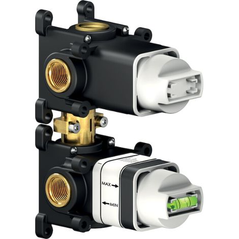 Techbox 3-fach, Unterputzteil Nobili WE81103  Schwarz