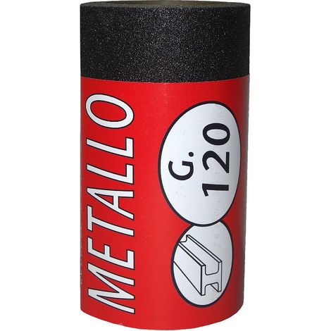 IQ2 TOOLS Carta abrasiva, minirotolo, 2,5 mt, grana 120
