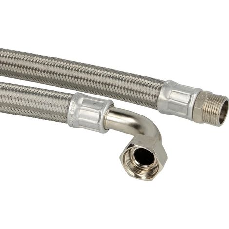 Flexible pour eau potable 3/4’’ FM x 3/4’’ écrou chapeau coude 90 °