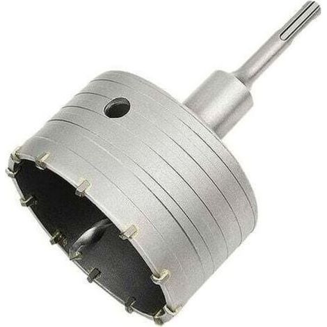 Scie à cloche trépan béton 110 mm – Adaptateur Plus – Pour brique, ciment et pierre – Coupe nette sans vibrations (1/5)