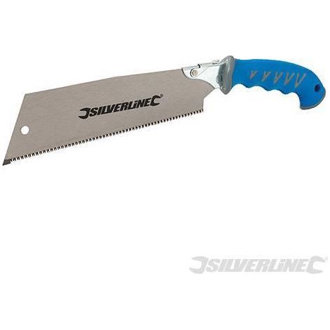 Sega multiuso pieghevole 230 mm 14 dpp in acciaio temperato per legni duri e artificiali silverline