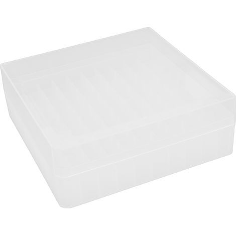 Boîte de rangement pour tubes à centrifuger congelés, 100 puits, support de rangement transparent pour tubes de 1,5 à 2,0 mL (1/5)
