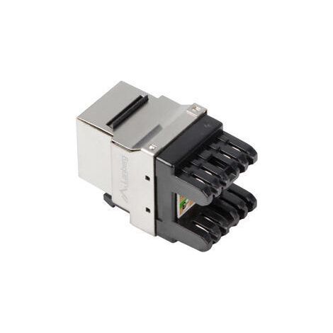 Lanberg KSF6-1000 - Conector Keystone Ethernet RJ45 Cat.6 FTP 180 Grados (1/2)