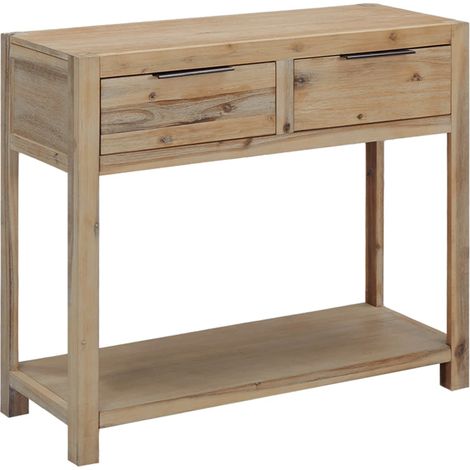 Konsolentisch 82x33x73 cm Akazie Massivholz