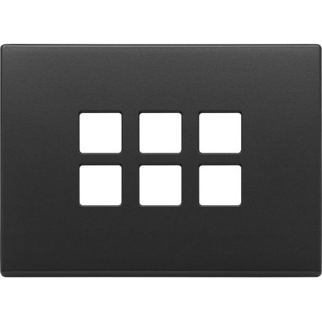 VIMAR - 22693.03 Plaque plate 3Mx6, gris anthracite