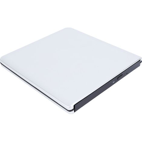 Lecteur optique externe USB 3.0, graveur DVD/CD/VCD 5 Gbit/s, en alliage d'aluminium, pour ordinateur portable et de bureau. (1/5)