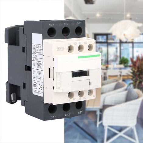 Contacteur électrique LC1-D NEUF 50/60 Hz, 3 pôles, bobine CA, 220 V, 25 A (1/5)