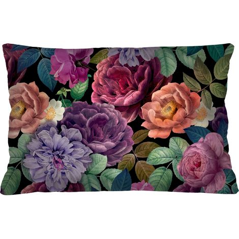 Coussin décoratif Elegance Print Enigma 40×60 cm - Velours, impression recto verso, fermeture éclair, rembourrage hypoallergénique, produit haut de gamme (1/4)