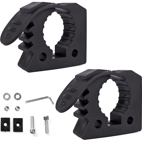 Shovel holder, quick-release rubber mount, compatible with tool handles from 3-4 cm in diameter for trucks, UTVs, ATVs, off-road vehicles and 4x4s (1/5)
