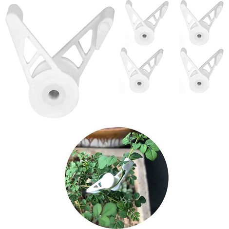 Lot de 60 pinces de tuteurage réglables à 360° pour branches de plantes, idéales pour les arbres fruitiers et les fleurs. Fournitures de jardinage. (1/5)