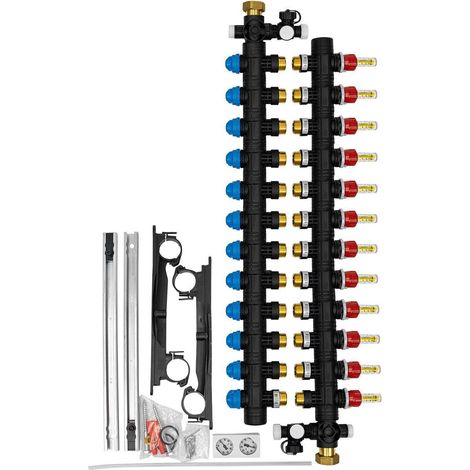Collettore riscaldamento pavimento 12 vie poliammide daikin rmx ecollectrmx12a