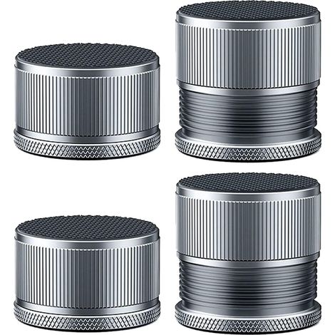 Set mit 4 verstellbaren Möbelfüßen aus Aluminium für Sofas, Tische und Stühle, Tragkraft 500 kg (1/4)