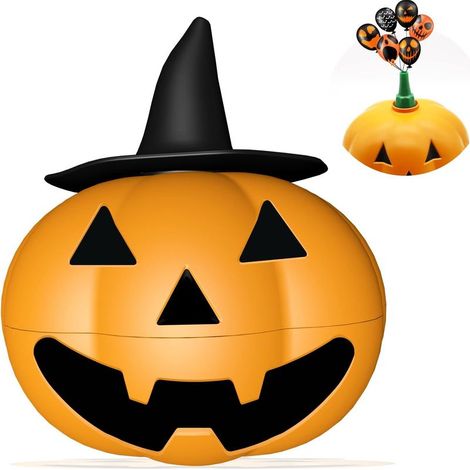 Bomba de aire eléctrica con forma de calabaza, bomba eléctrica portátil para globos de Halloween, artículos para festivales, bomba de aire eléctrica para fiestas (1/5)