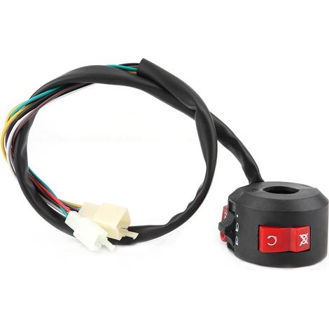Interrupteur Commutateur Moto Gauche Start Kill ON/OFF Lumière pour ATV Quad 50cc 110cc (1/5)