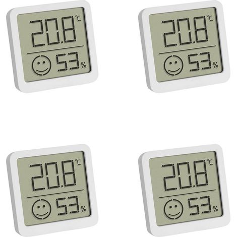[NEUWERTIG] B-Ware Tfa Dostmann 4er Set Digitales Thermo Hygrometer Mit Komfortzone Thermometer