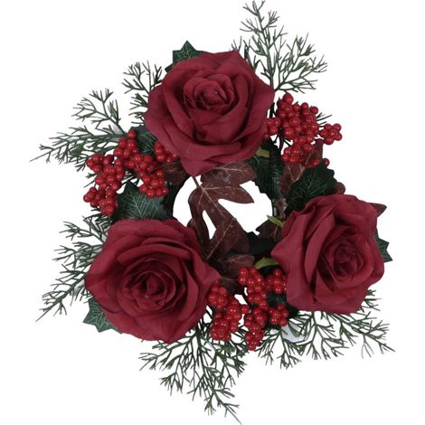 Anneau De Bougie - Diamètre Intérieur 10 Cm - Décoration Intérieure Pour Bougies - Idéal Pour Mariage Fête Anniversaire - Lot De 1 (1/5)