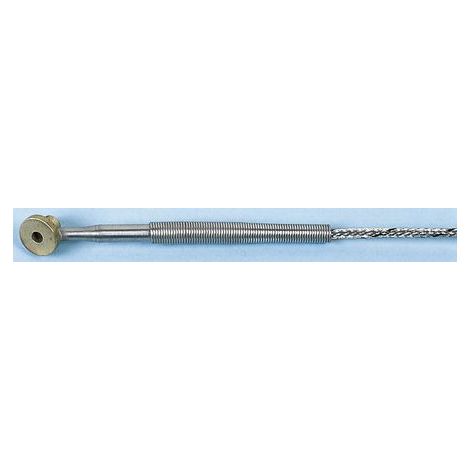 Thermocouple type J Ø 14mm, L 10mm, +400°C max à Câble ( Prix pour 1 )