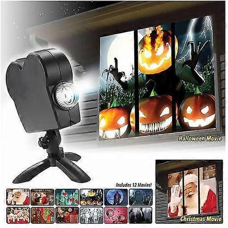 Filiyano – Projecteur de fenêtre de Noël/Halloween, projecteur LED, projecteur de Noël (1/5)
