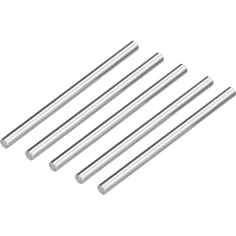 Ensemble 5 tiges rondes en acier inoxydable 6mm, axes droits pour robot jouet et bricolage, kit accessoires 4100-0006-0100 (1/5)