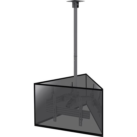 Support plafond pour 3 écrans TV 32"-65" Hauteur réglable 86-325cm (1/4)