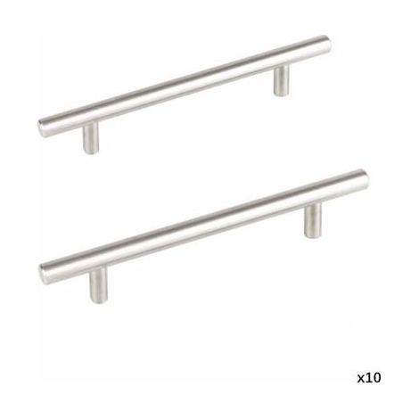 Ensemble complet de 10 pièces de poignées de meubles de cuisine entraxe 192 mm poignées de meubles de cuisine en acier inoxydable poignées d\'armoire poignées de porte de cuisine poigné (1/5)