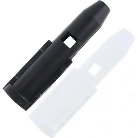 2 Pièces Pommeau De Vitesse Pour Peugeot 307, Levier D’Adaptation De La Manette De Vitesses Blanc Compatible Avec Peugeot 106-807/2008-5008 Partner Etc Compatible Avec Citroen(Noir/Blanc) (1/5)