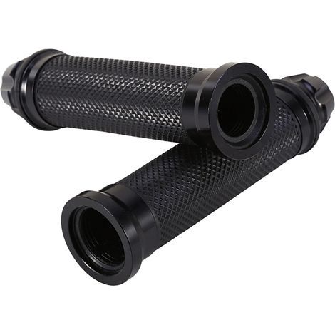 1 paire de poignées de moto accessoires de moto poignée noire universelle voiture de style de voiture (1/5)
