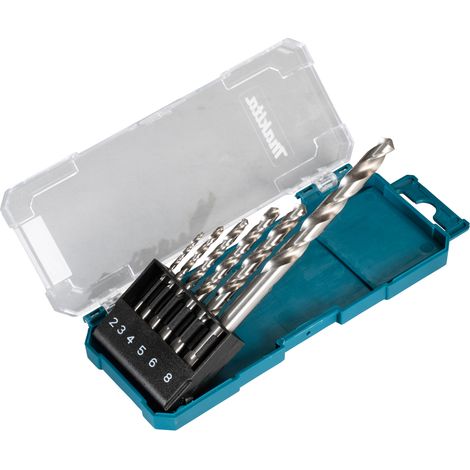 Jeu de forets pour le métal Makita D-75742 HSS-G 2-8 mm 6 unités