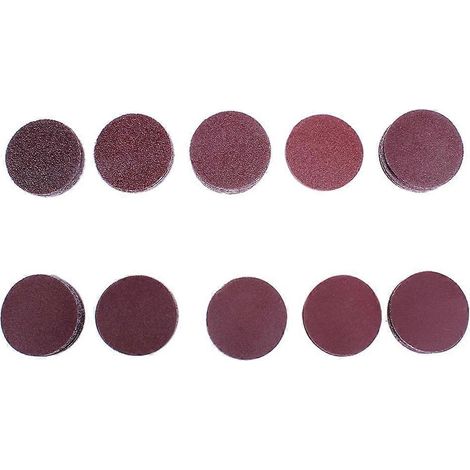 100 disques de ponçage ronds de 5 cm (2 pouces) avec plateau de support-5.00X5.00X2.50CM (1/3)