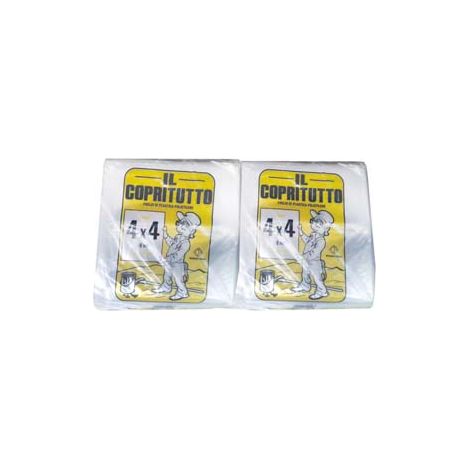 TELO COPRITUTTO NEUTRO MT.4X4 EXTRA PESANTE- - mt.4x4 gr.750 - 10 confezione CP