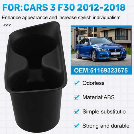1 color: Black Material: TPU Car center console cup holder, insert type, cup holder 5116932 (1/4)