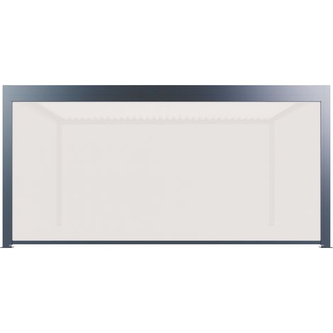 Store Façade Gris Anthracite 5m pour Pergola Bioclimatique S et SV ORIAL Made in France (1/5)